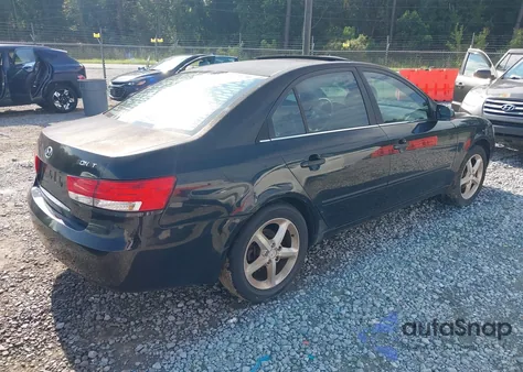 2007 Hyundai Sonata Gls из США, поврежденный, VIN 5NPET46C87H221350